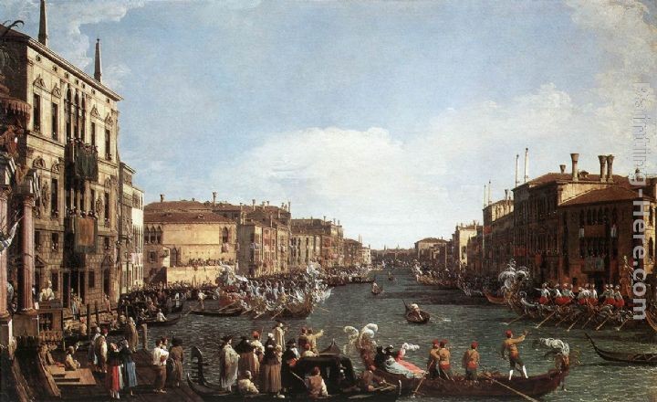 Canaletto Regatta on the Grand Canal